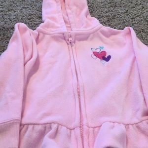 18 months zip up fleece.